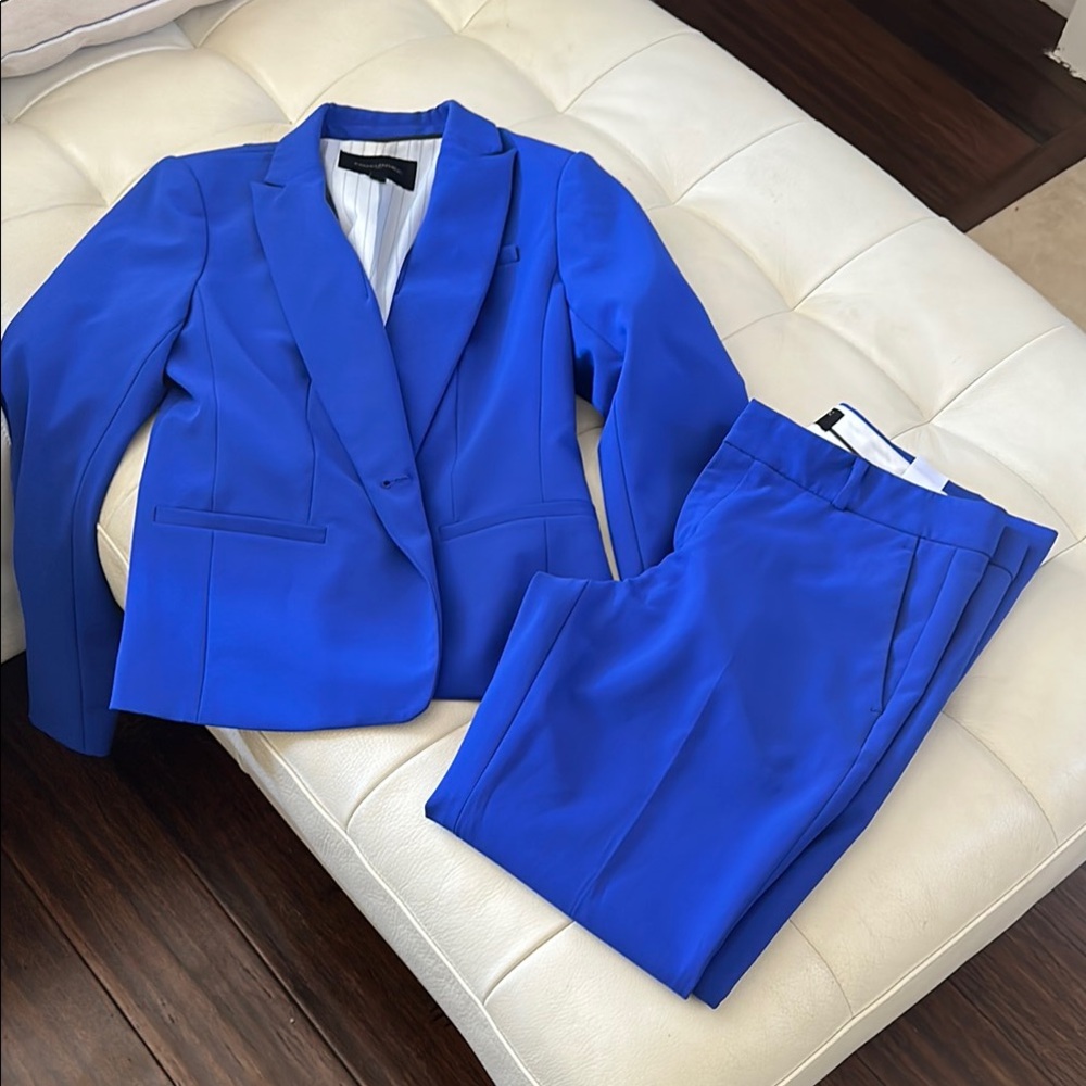Women’s Blue Blazer and Pants Set